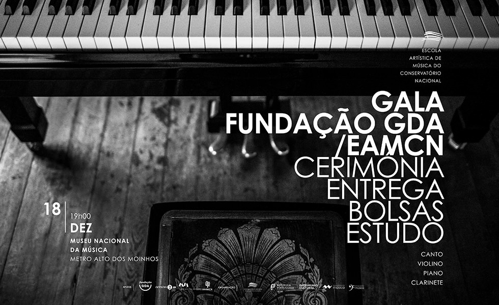 Gala Bolsas Fundação GDA/EAMCN no Museu Nacional da Música