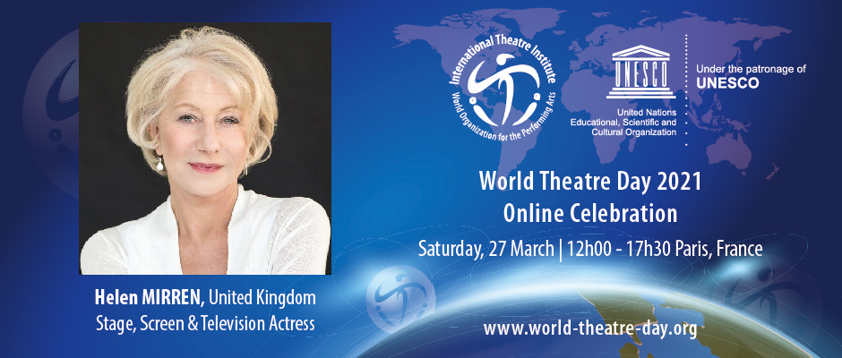 Dia Mundial do Teatro celebrado online